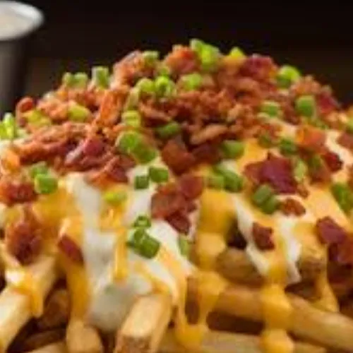 Grilled veg overloaded fries
