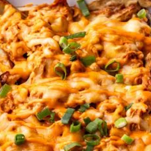 Pulled Chicken overloaded fries