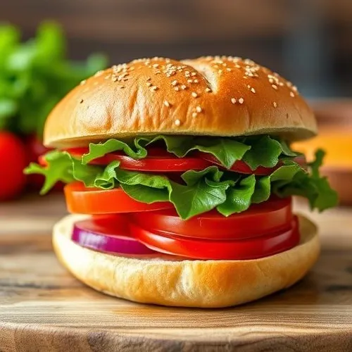Veg. Bun Sandwich
