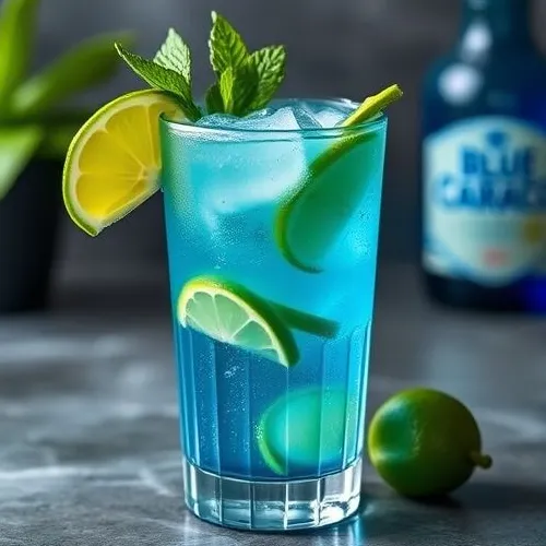 Blue Caraco Mojito