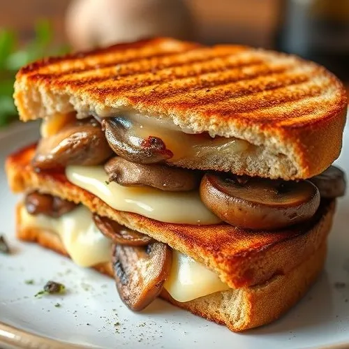 Mushroom Veg Cheese Grill