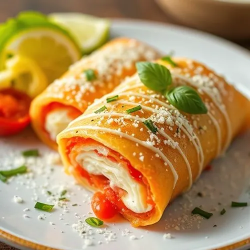 Schezwan Mozzarella Roll