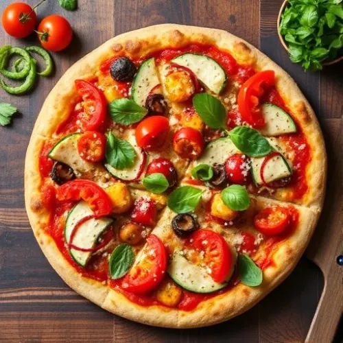Veg Mexican Pizza