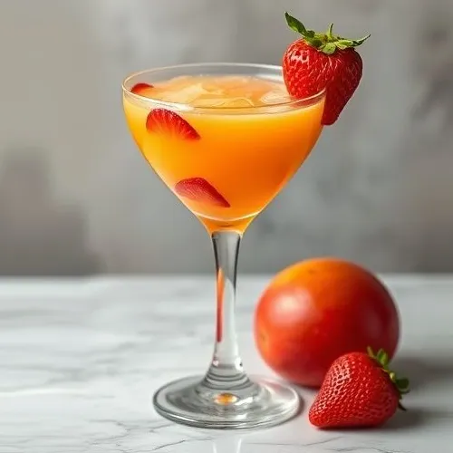 MANGO WITH STRAWBERRY