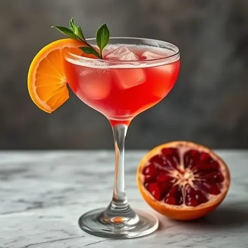 POMEGRANATE WITH ORANGE