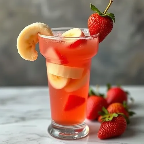 STRAWBERRY WITH BANANA