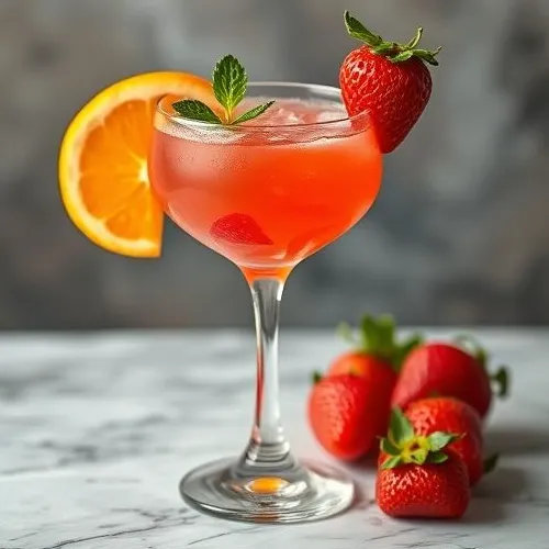 STRAWBERRY WITH ORANGE