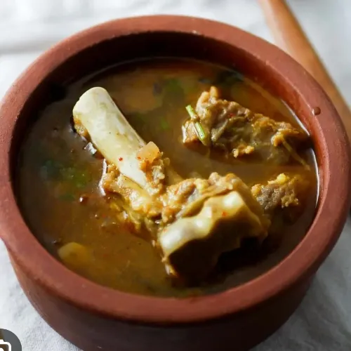 Traditional Mutton Leg Soup