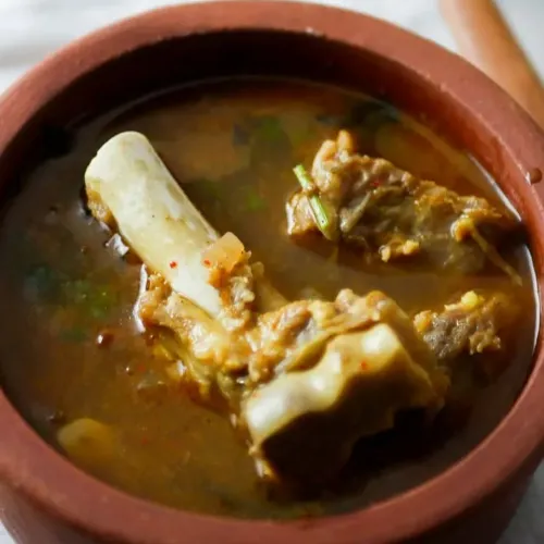 Traditional Mutton Leg Soup