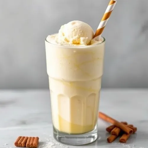 Vanila Ice Cream Shake with Scoop