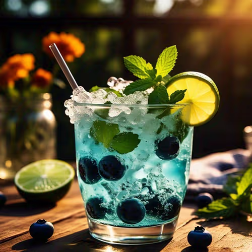 Blueberry mojito 