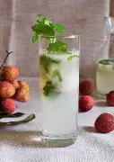 Litchi mint mojito