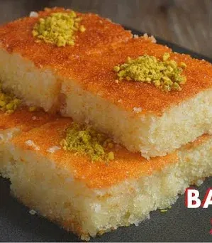 Basboosa halib (باسبوسة الحليب)