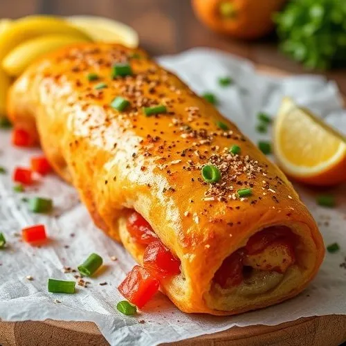 Peri Peri Shawarma Kuboos Roll