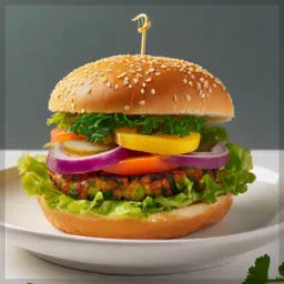 Cheese Steak Beef Burger