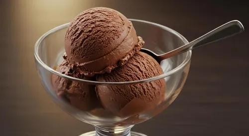 Chocolate Ice Cream Scoop