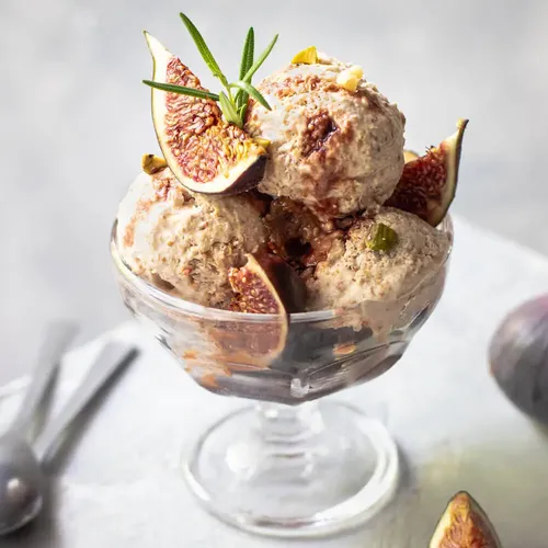 Fig and Honey Ice Cream Scoop