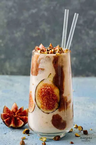 Fig and Honey Ice Cream Shake