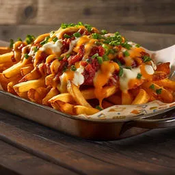 Crispy Chicken Loaded Fries