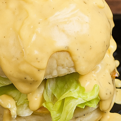 Cheese stack burger