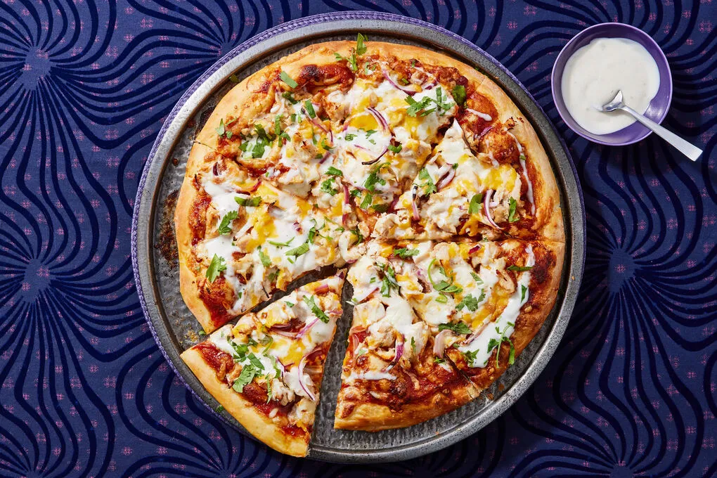 Chicken Ranch BBQ Pizza