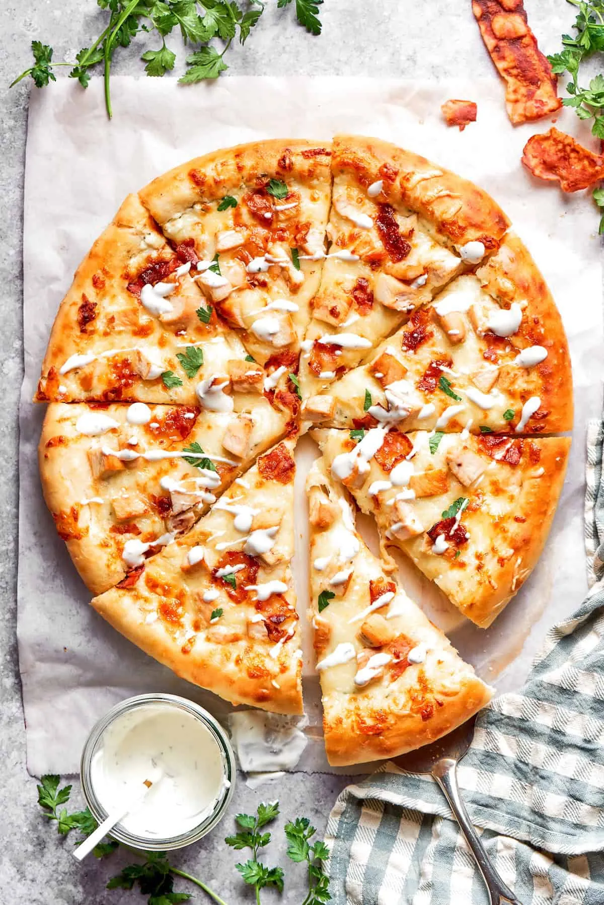 Chicken Ranch Pizza