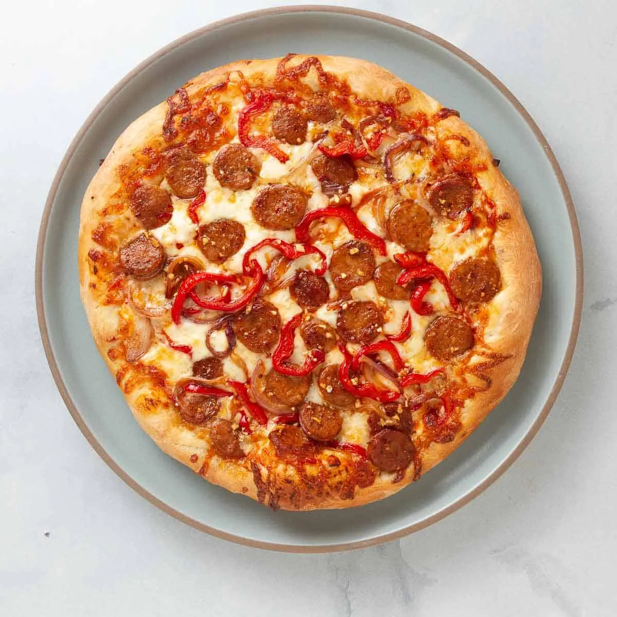 Chicken Sausage Pizza
