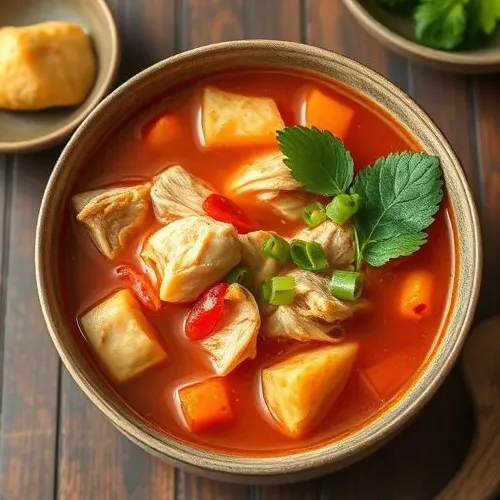 Hot & Sour Soup chicken