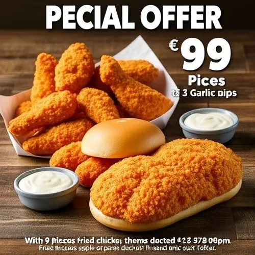 9 PC Fried Chicken