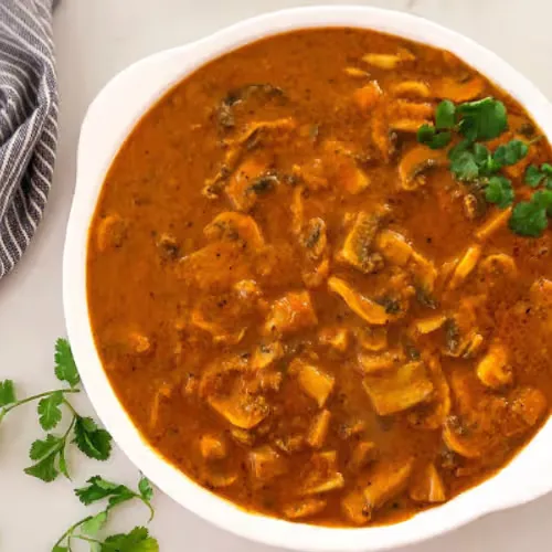 Butter Mushroom Masala