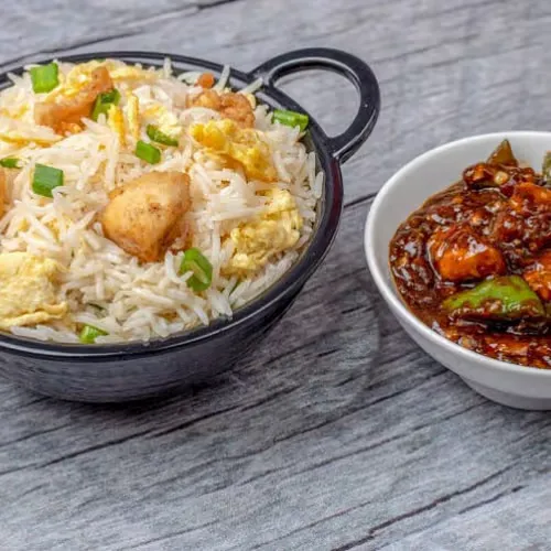 Chicken Manchurian Rice