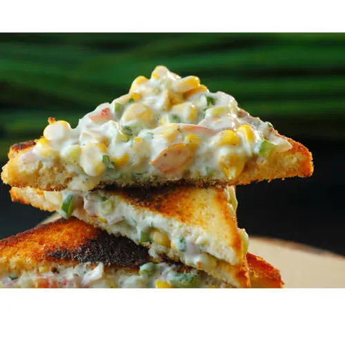 Corn Cheese Sandwich