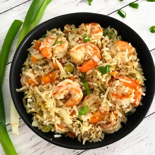 Fried Rice Prawns