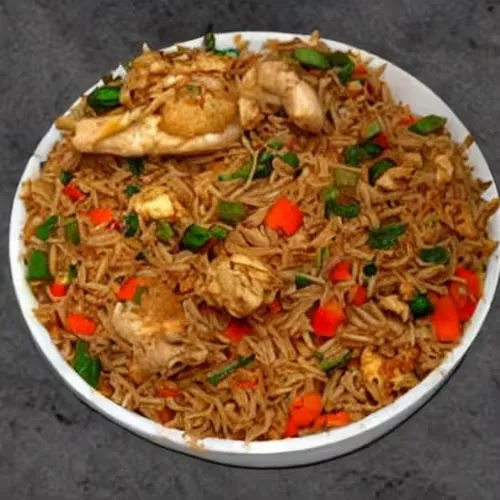 Fried Rice Schezwan Chicken