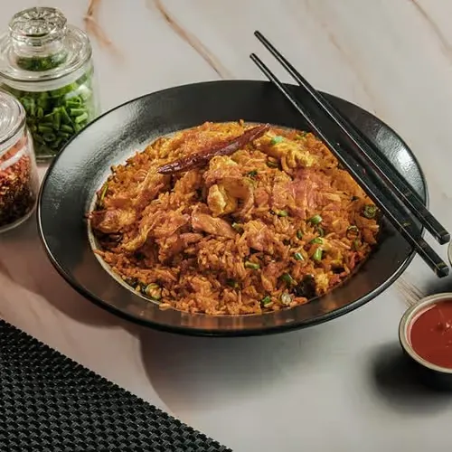 Fried Rice chicken szechuan