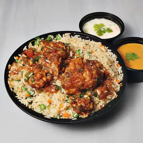 Gobi Manchurian Fried Rice