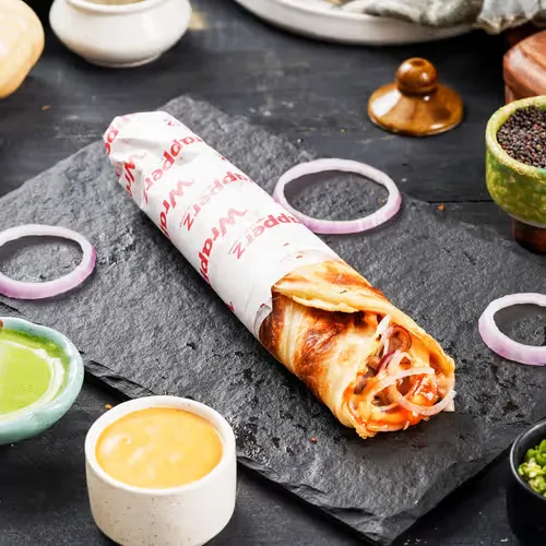 Paneer tikka roll