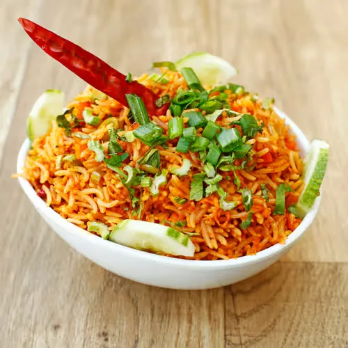 Schezwan Chicken Fried Rice