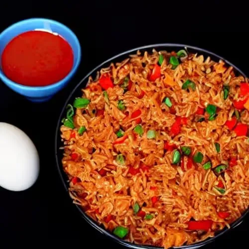 Schezwan Egg Fried Rice