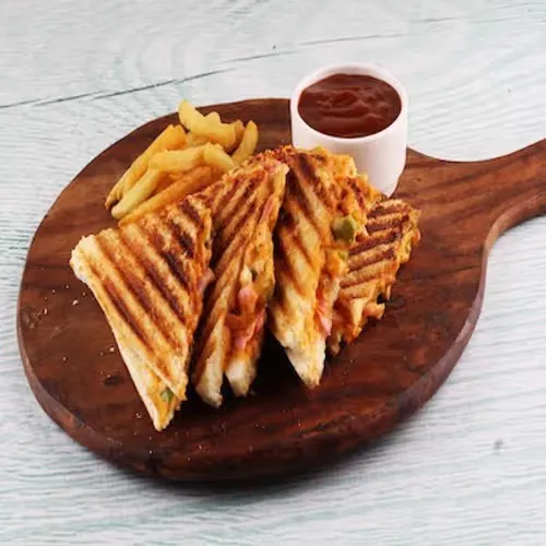 Schezwan Veg Cheese Grill