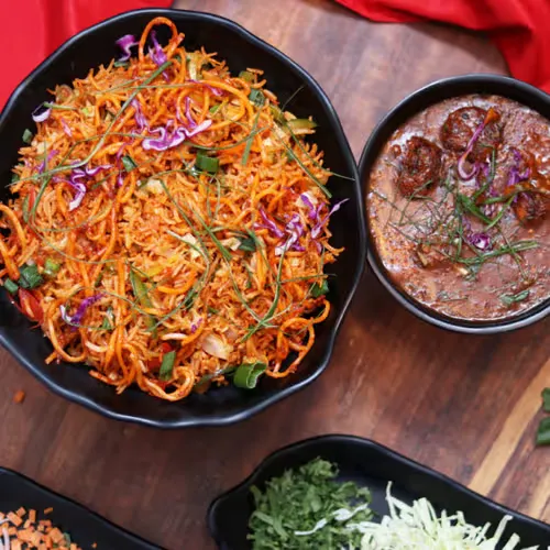 Triple Schezwan Fried Rice