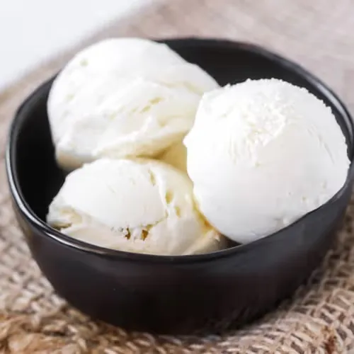 Vanilla ice cream